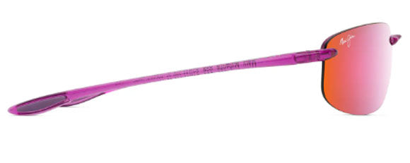 MJM187 MAUI JIM HOOKIPA P407-09 SHINY TRANSPARENT CYCLAMEN PINK / MAUI SUNRISE
