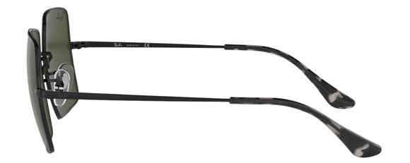 A51 RAY-BAN  SQUARE RB1971 914831 54 BLACK / G-15 GREEN