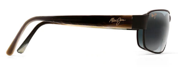 MJ73 MAUI JIM BLACK CORAL 249-2M 65 MATTE BLACK / NEUTRAL GREY