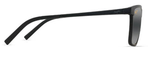 MJM020 MAUI JIM MYMAUI ONE WAY MM875-001 55 BLACK MATTE / NEUTRAL GREY BI GRADIENT