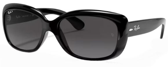 RB115 RAY-BAN JACKIE OHH RB4101 601/T3 58 BLACK / LIGHT GRAY GRADIENT DARK GRAY
