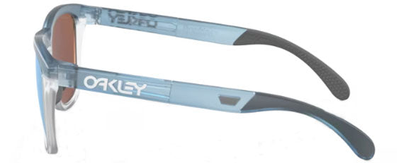 OK162 OAKLEY FROGSKINS RANGE OO9284 928409 55 TRANSPARENT STONEWASH / PRIZM DEEP WATER MIRRORED POLARIZED