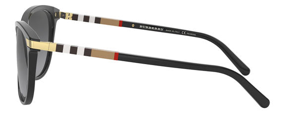BB025 BURBERRY BE4216 3001T3 57 BLACK  / GREY GRADIENT POLARIZED