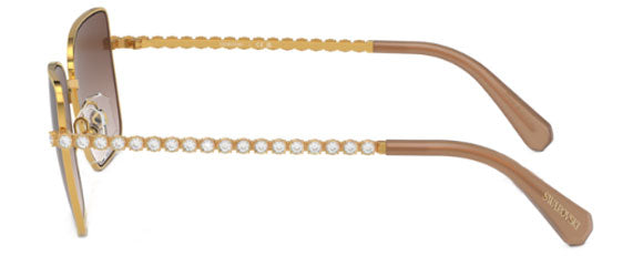 SW023 SWAROVSKI SK7015 400713 53 YELLOW GOLD / GRADIENT BROWN