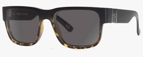 MS036 MADSON STRUT 25-1602 BLACK TORTOISE FADE / GREY POLARIZED