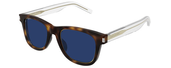 SL48 SAINT LAURENT SL 51 RIM-008 50 HAVANA CRYSTAL  / BLUE