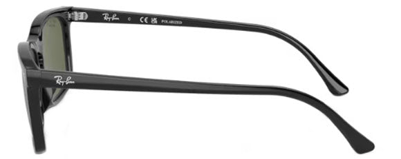 RB393 RAY-BAN RB4435 901/58 59 BLACK / GREEN POLARIZED