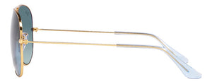 RB294 RAY-BAN AVIATOR LARGE METAL RB3025 001/3M 62 GOLD / BLUE GRADIENT GREY