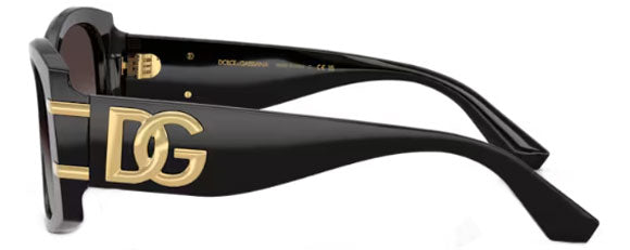 DG73 DOLCE & GABBANA DG4501 501/8G 54 BLACK / GREY GRADIENT BLACK