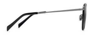 MJ17 MAUI JIM NONI 854-02 54 BLACK GLOSS GUNMETAL / NEUTRAL GREY