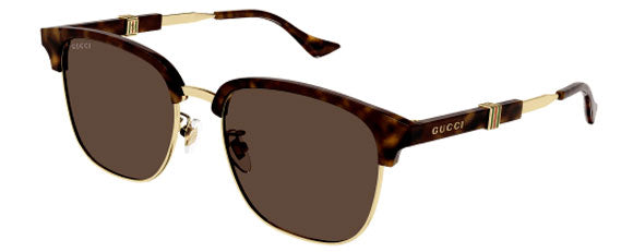 G250 GUCCI GG1499SK-002 55 GOLD HAVANA / BROWN