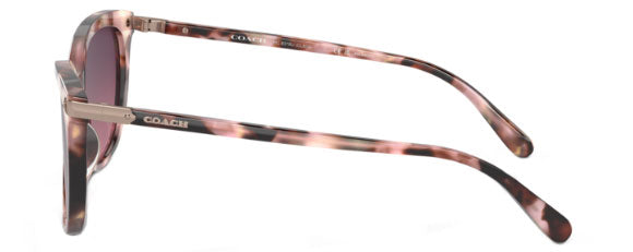 C169 COACH CL926 HC8378U 5528F4 57 ROSE PEARL TORTOISE / BURGUNDY GRADIENT POLARIZED
