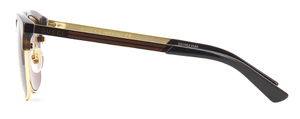 G120 GUCCI GG0697S 002 55 GOLD HAVANA / BROWN