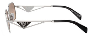 PR171 PRADA PR A51S 1BC8J1 58 SILVER / BROWN MIRRORED SILVER GRADIENT