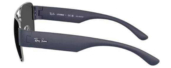 RB596 RAY-BAN RB3756CH 004/K8 59 GUNMETAL / POLAR DARK GREY POLARIZED