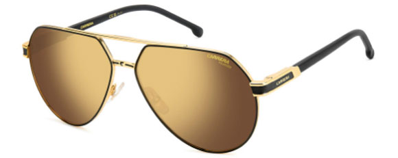 CA81  CARRERA 1067/S 716736982991 MATTE BLACK GOLD / GOLD POLARIZED