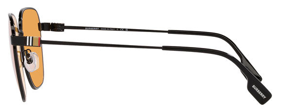 BB022 BURBERRY DREW BE3142 1001/7 55 BLACK / ORANGE