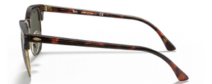 RB293 RAY-BAN CLUBMASTER RB3016 W0366 55 TORTOISE ON ARISTA / G-15  GREEN