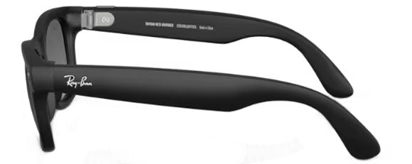 RB704 RAY-BAN META WAYFARER RW4012 601ST3 53 BLACK / GRAPHITE POLARIZED