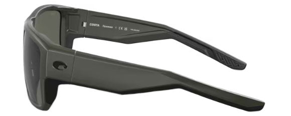 CT123 COSTA BROADBILL II 6S9120 912001 58 MATTE BLACK / BLUE MIRROR POLARIZED