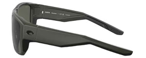 CT123 COSTA BROADBILL II 6S9120 912001 58 MATTE BLACK / BLUE MIRROR POLARIZED