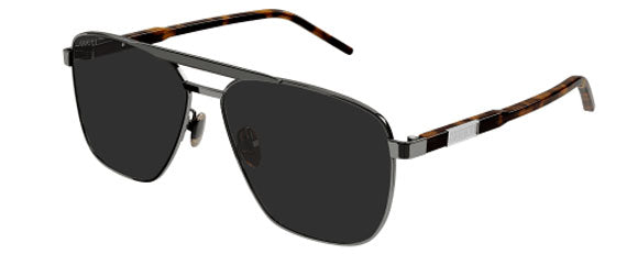 G221 GUCCI GG1164S-001 58 GUNMETAL - HAVANA  / GREY