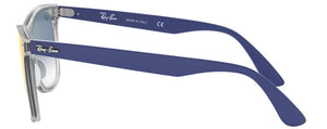 RB134 RAY-BAN BLAZE WAYFARER RB4440N 6356X0 41 MATTE TRANSPARENT / CLEAR GRADIENT BLUE MIRRORED RED