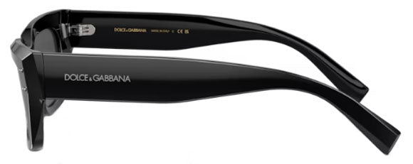 DG52 DOLCE & GABBANA DG4462 501/87 52 BLACK / DARK GREY
