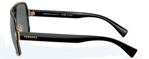 VE141 VERSACE VE2199 100281 56 BLACK / GRAY POLARIZED