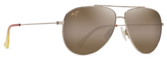 MJM174 MAUI JIM HAUOLI H665-16B SHINY LIGHT GOLD WITH ORANGE YELLOW / HCL BRONZE
