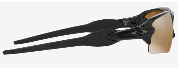 R19 OAKLEY FLAK 2.0 OO9295 929520 31 POLISHED BLACK / PRIZM TUNGSTEN POLARIZED