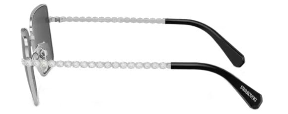 SW022 SWAROVSKI SK7015 400187 56 SILVER / DARK GREY