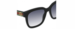 G180 GUCCI GG0034SN 002 54 BLACK - GREEN - GREY