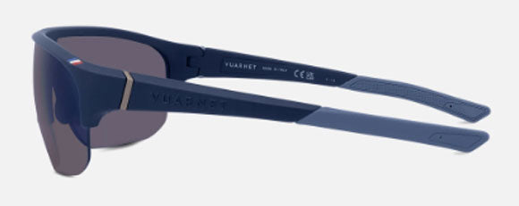 V309 VUARNET RACING 03 VU40025U0091X MATTE DARK BLUE / FLASH BLUE POLARIZED