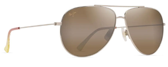 MJM172 MAUI JIM HAUOLI XL H674-16B SHINY LIGHT GOLD WITH ORANGE YELLOW / HCL BRONZE