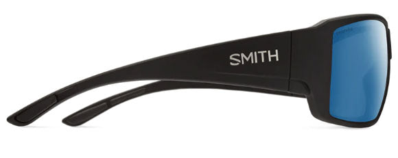 SM10A SMITH GUIDE'S CHOICE 20494700362QG MATTE BLACK  POLY / CHROMA POP GLASS BLUE MIRRORED POLARIZED (cloned)