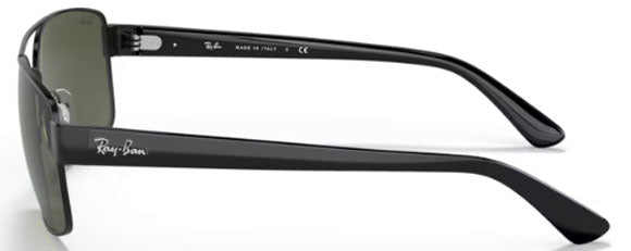 RB645 RAY-BAN RB3687 002/31 61 BLACK / GREEN