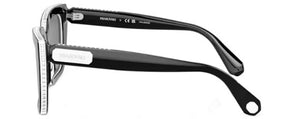 SW008 SWAROVSKI SK6013 101581 54 BLACK  / DARK GREY POLARIZED