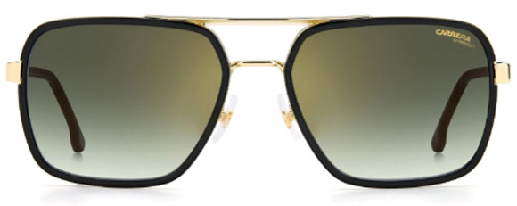 CA118 CARRERA C FLEX 12/G/D 197737117672 GOLD BLACK / GREEN SHADED