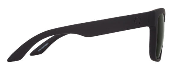SY080 SPY DISCORD 673119973864 57 SOFT MATTE BLACK / HAPPY GRAY GREEN POLARIZED