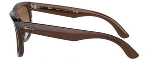 RB657 RAY-BAN WAYFARER REVERSE RBR0502S 6709CB 53 TRANSPARENT BROWN / BROWN