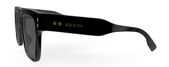 G170 GUCCI GG1084S 001 54 BLACK - BLACK - GREY