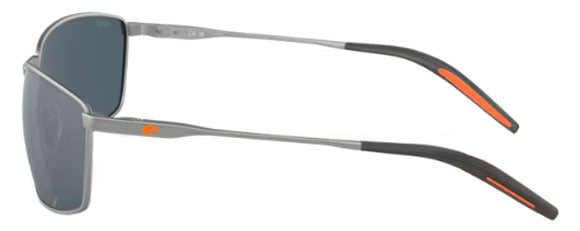 CT112 COSTA TURRET 6S6009 600907 63 MATTE SILVER / GRAY SILVER MIRRORED POLARIZED