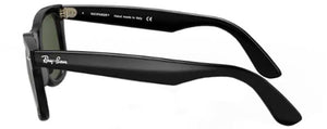 E51 RAY-BAN WAYFARER RB4340 601 50 BLACK / G-15 GREEN 601