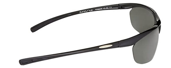 SR04 SUNCLOUD ZEPPHYR READER 1.50 S-ZEPPGYBK150 BLACK  /GREY POLARIZED