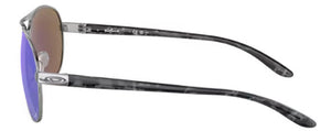 R59 OAKLEY FEEDBACK OO4079 407933 59 POLISHED CHROME / PRIZM SAPPHIRE IRIDIUM POLARIZED