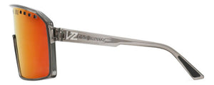 VZ145 VON ZIPPER SUPER RAD AZYEY00131 XSKR GREY TRANSPARENT SATIN  BLACK FIRE
