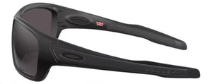OK257 OAKLEY TURBINE OO9263 926362 63 MATTE BLACK / PRIZM GREY POLARIZED