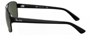 D172 RAY-BAN RB3663 002/31 60 BLACK / GREEN