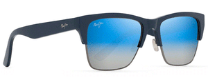 MJ489 MAUI JIM PERICO DBS853-03 56 NAVY - GUNMETAL / BLUE - SILVER